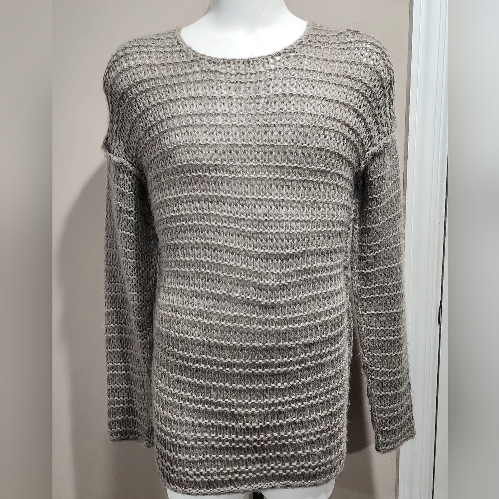 NWT John+Jenn Open Knit Tunic Sweater Size Large